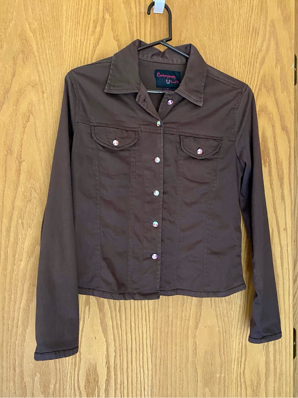 Contemporary by Daniel K Brown Jacket Crystal Buttons
